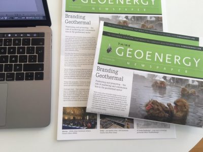 Próxima edición impresa del periódico ThinkGeoEnergy en desarrollo: reserve su anuncio ahora