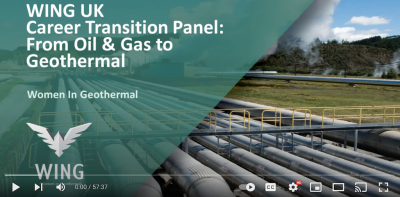 Grabación – Panel de transición profesional de WING, de O&G a geotermia