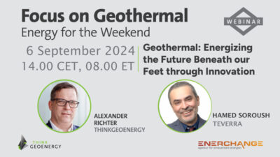 Webinar – Cómo la geotermia energiza el futuro a través de la innovación, 6 de septiembre de 2024