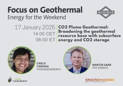 Webinar – La pluma de CO2 en geotermia: ampliando la base de recursos geotérmicos