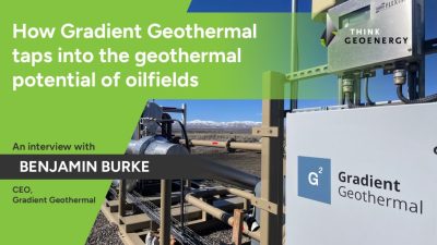 Entrevista: Gradient Geothermal utiliza el potencial geotérmico de los yacimientos petrolíferos