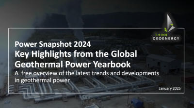 Descarga nuestro reporte anual “Global Geothermal Power Snapshot 2024”