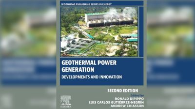 Ya está disponible la segunda edición de “Generación de energía geotérmica: desarrollos e innovación”