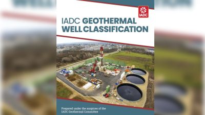 IADC publica documento sobre clasificación de pozos geotérmicos